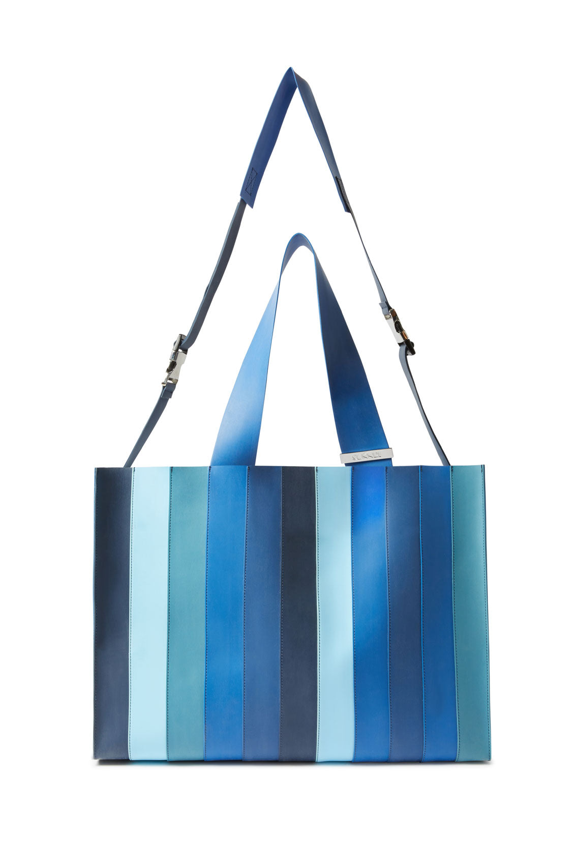 GRADIENT BLUE PUDDING PARALLELEPIPEDO BAG