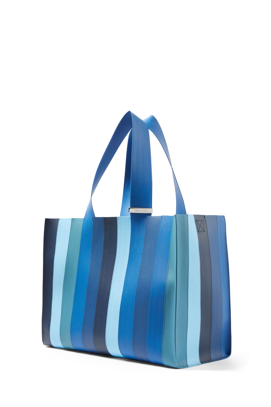 GRADIENT BLUE PUDDING PARALLELEPIPEDO BAG