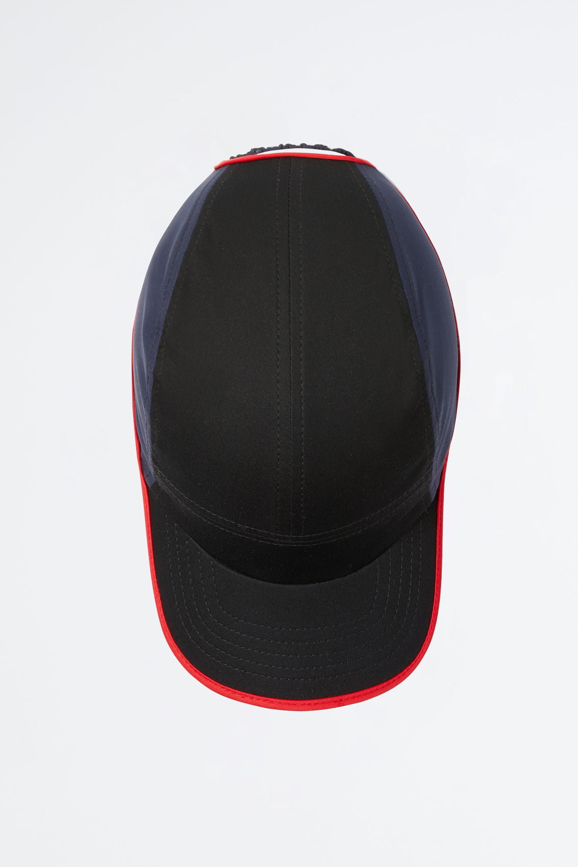 BASEBALL CAP / black, blue & red