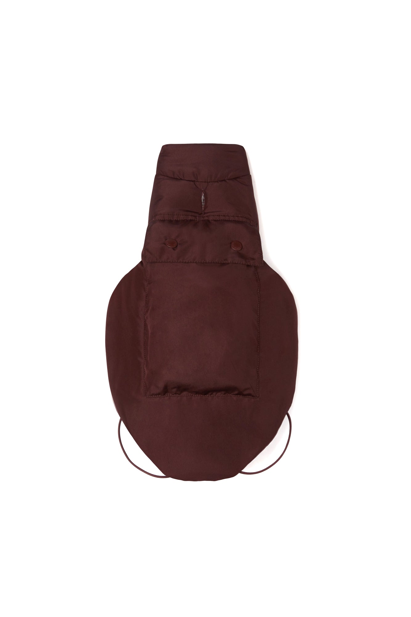PADDED PET TRENCH / maroon / embroidered allover logo