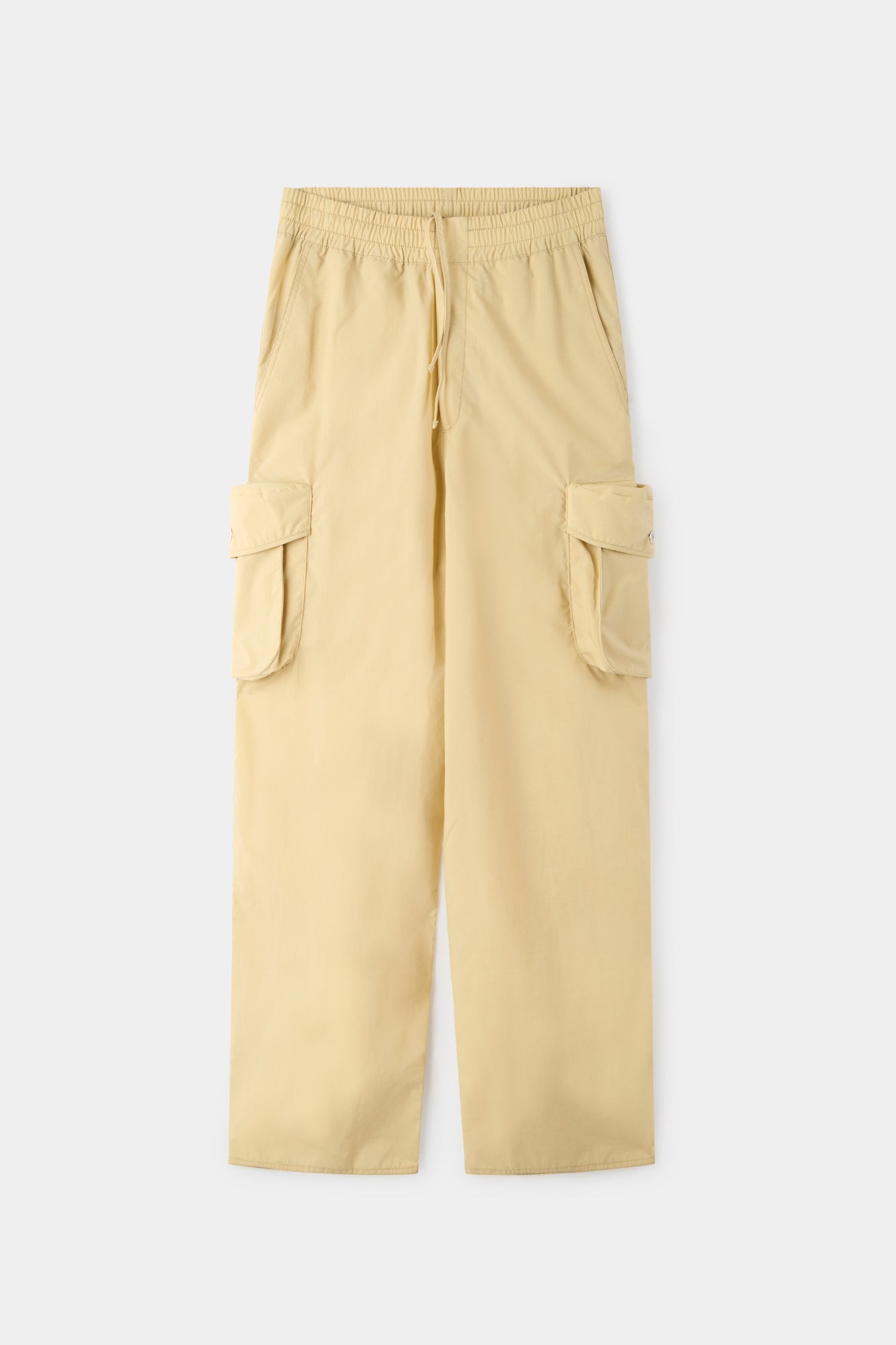 ELASTIC CARGO PANTS / beige