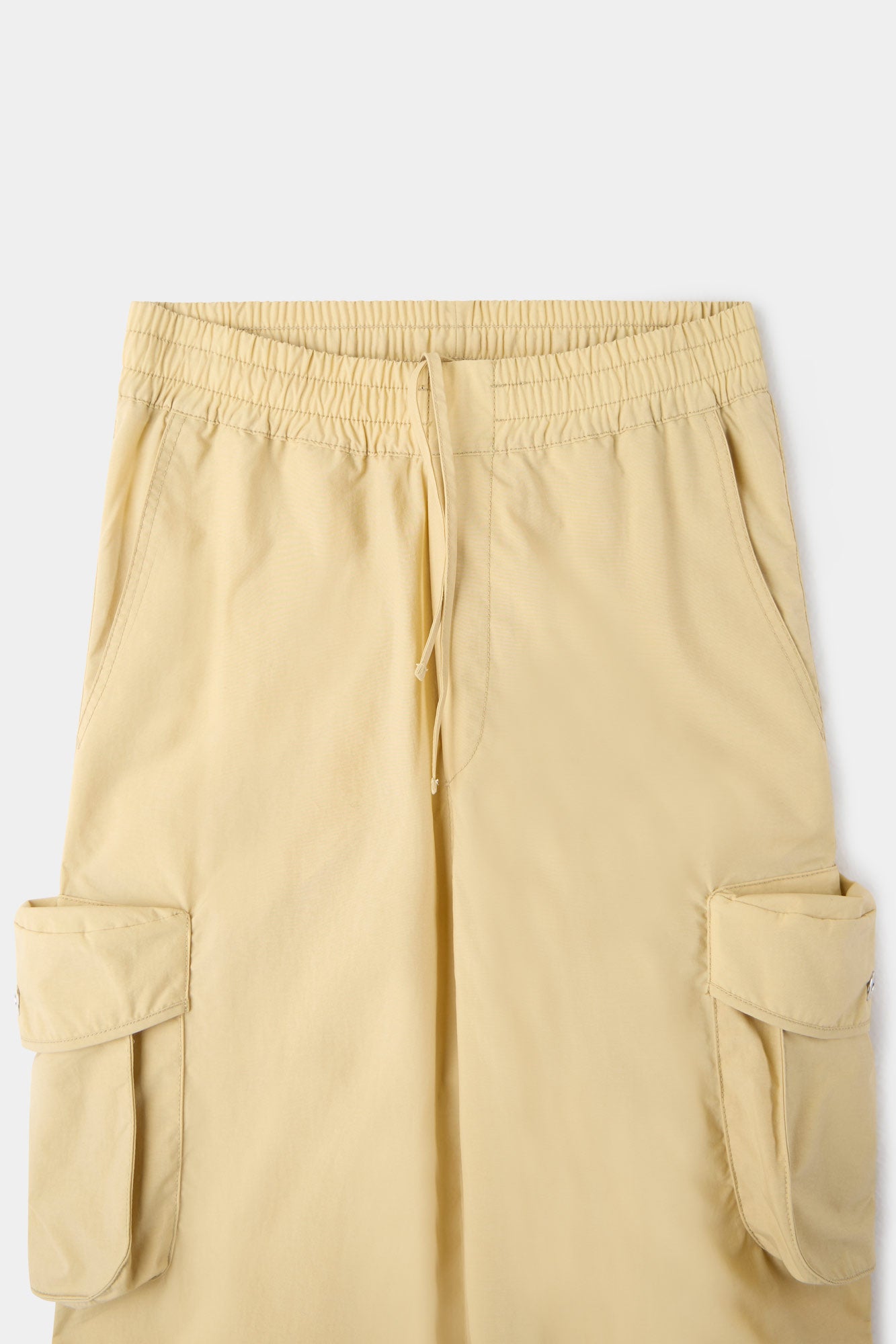 ELASTIC CARGO PANTS / beige