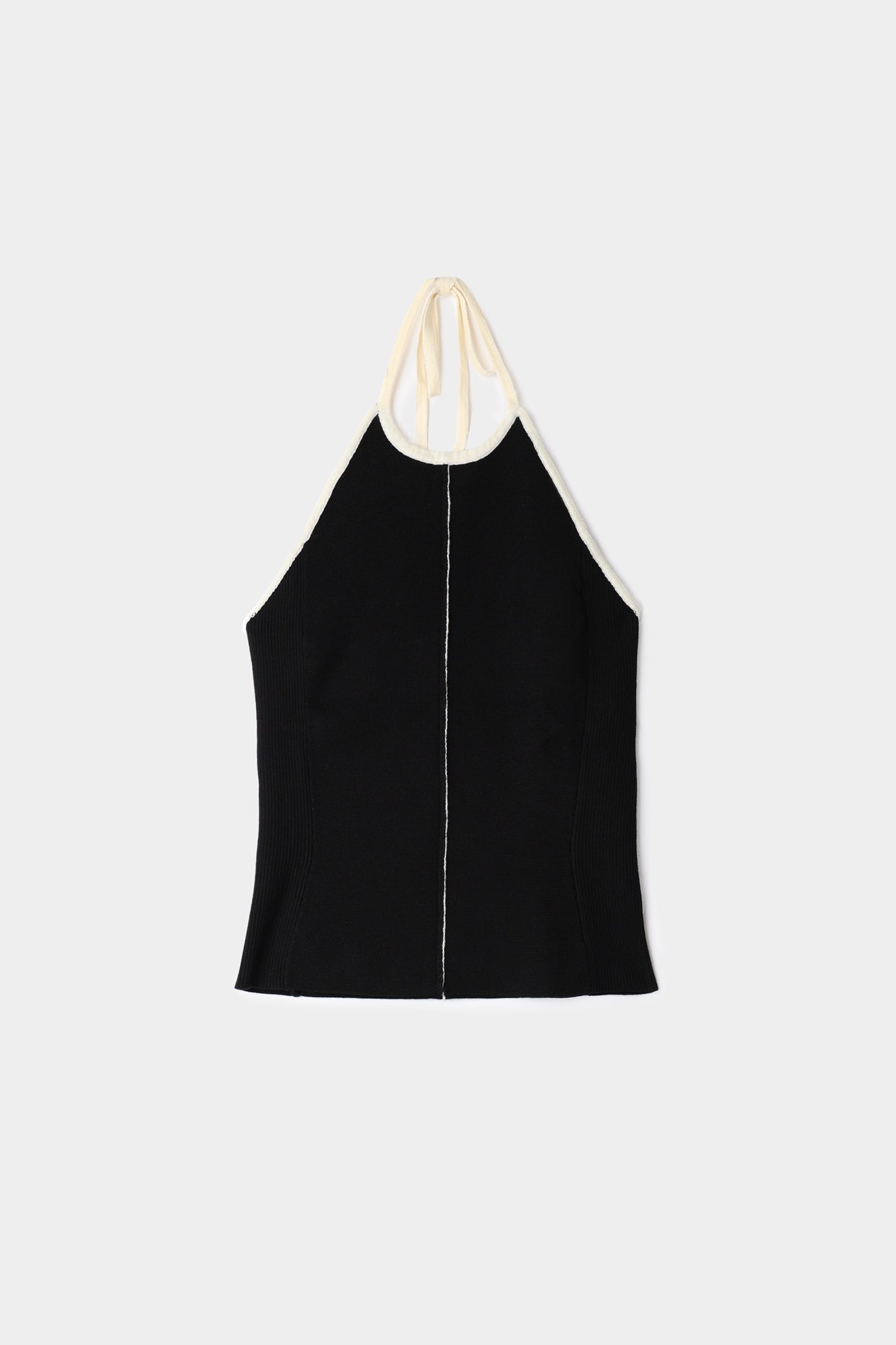 KNIT TANK TOP / black