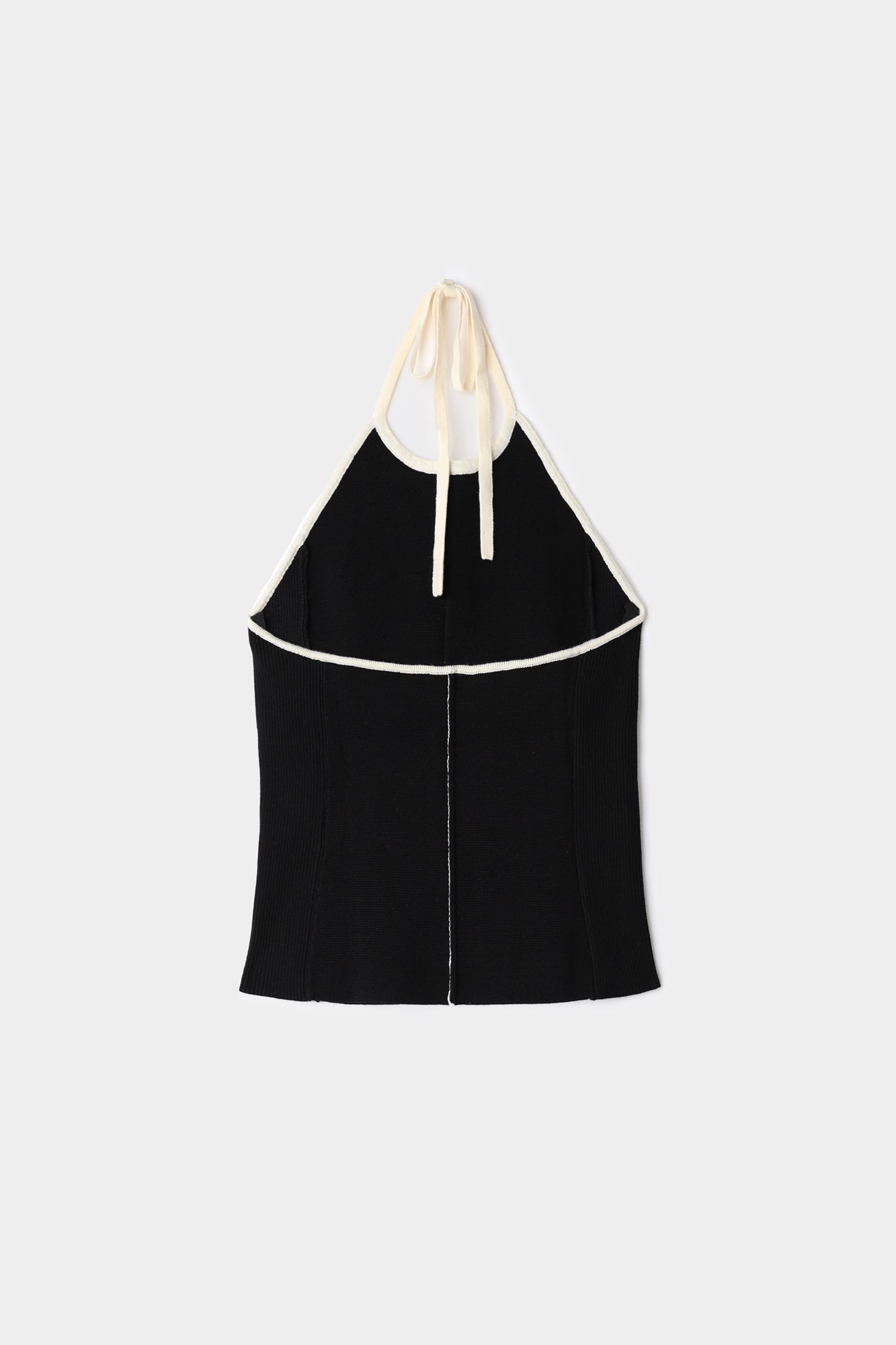 KNIT TANK TOP / black