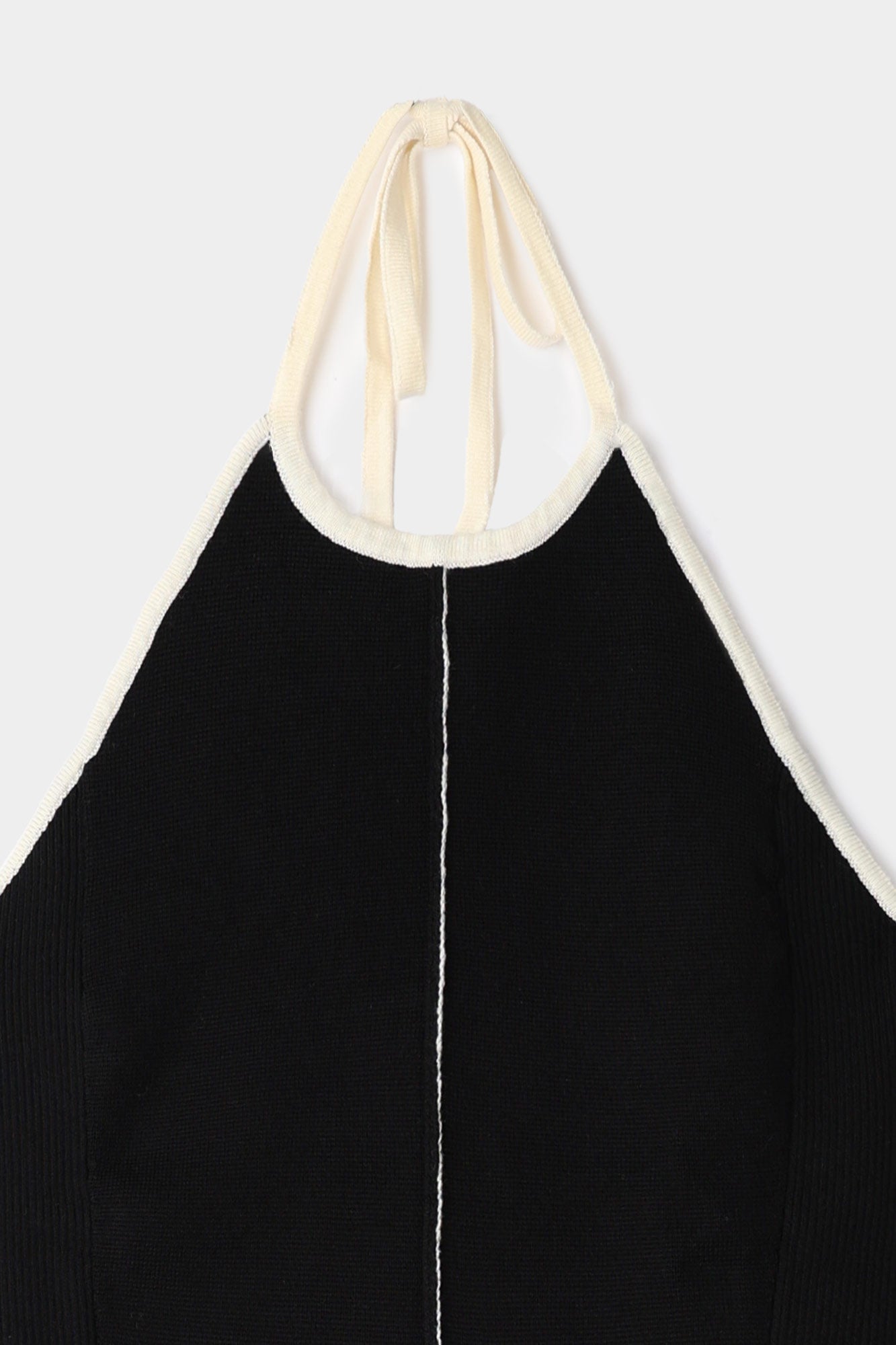 KNIT TANK TOP / black