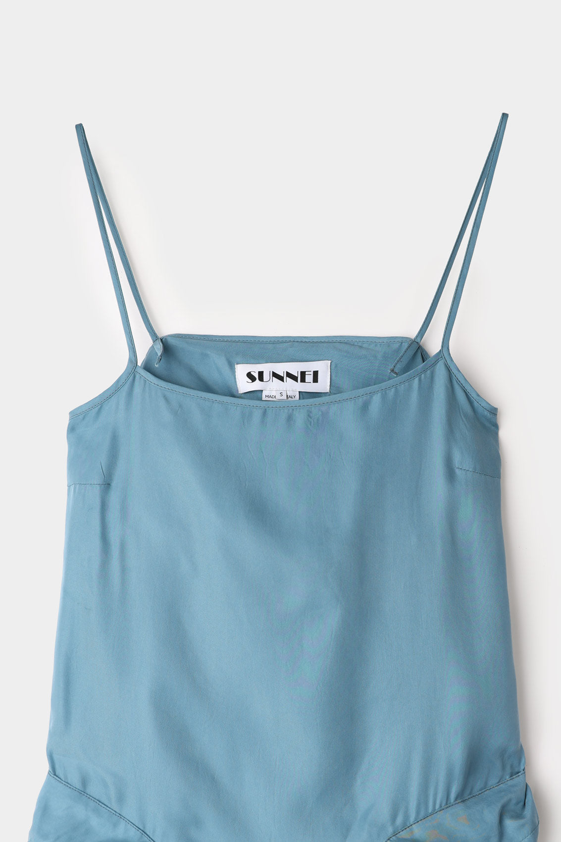 STRAP DRESS / slate blue