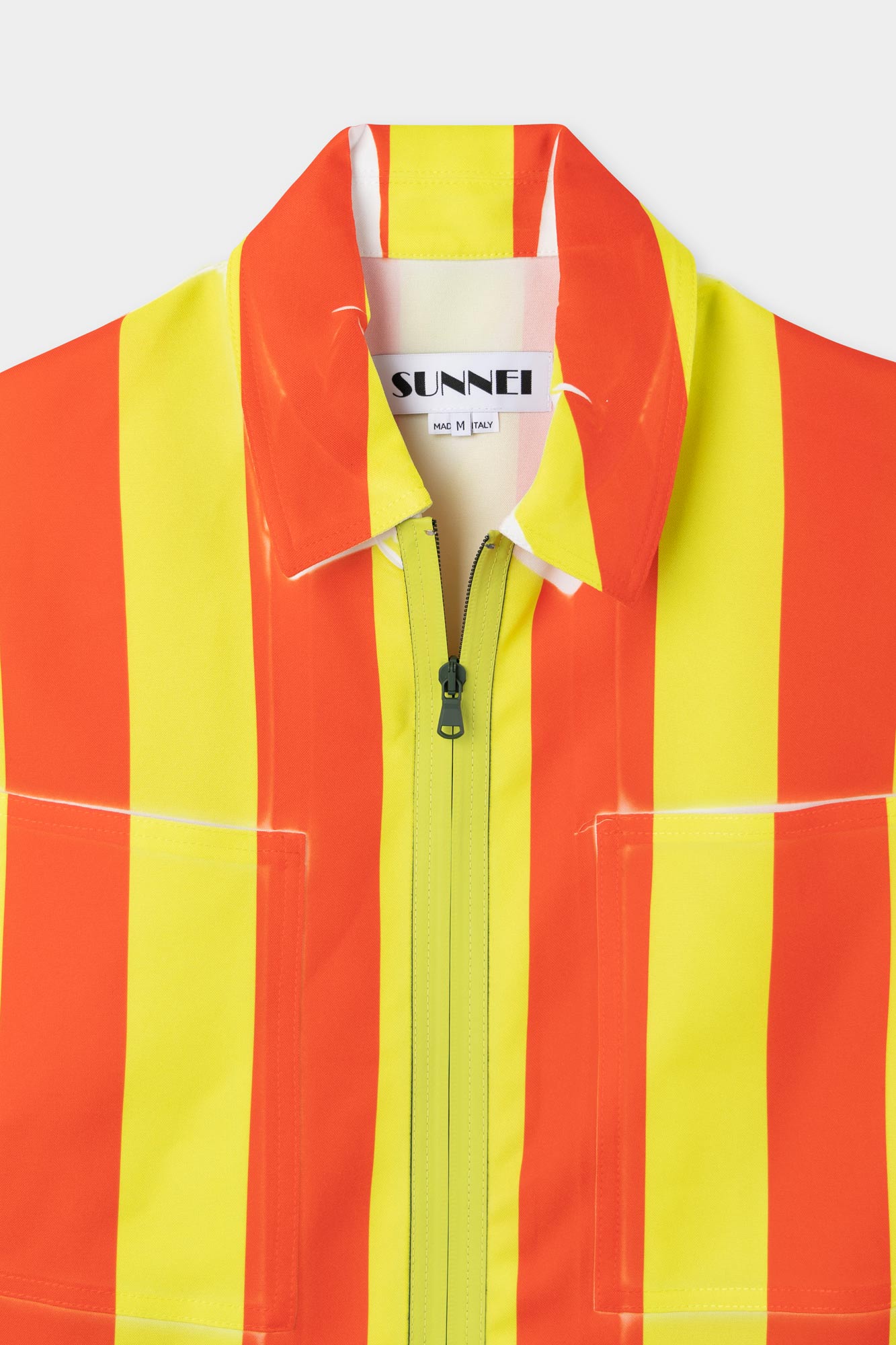 CARGO SHIRT / red & yellow stripes