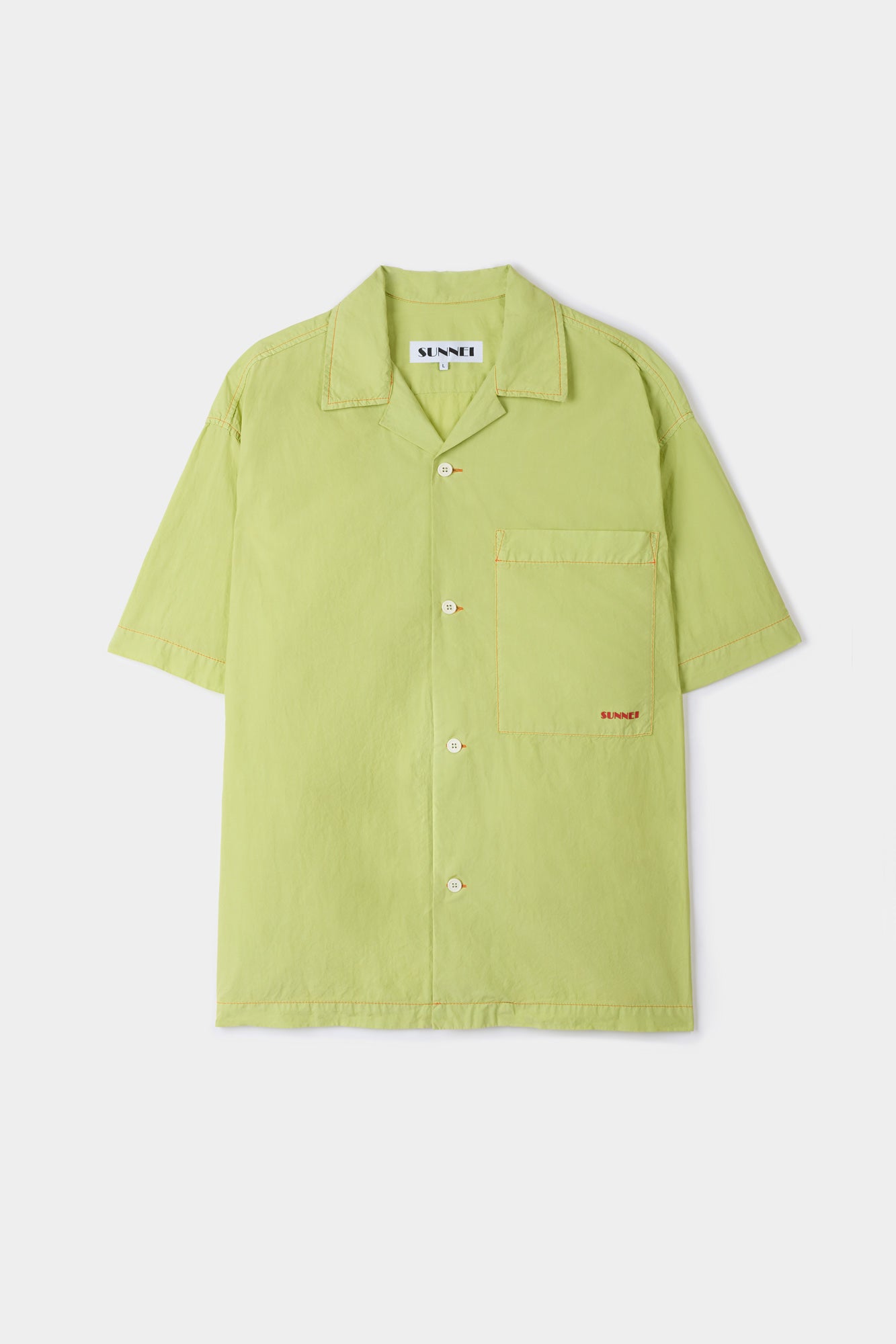 SHORT SLEEVE SHIRT / apple green