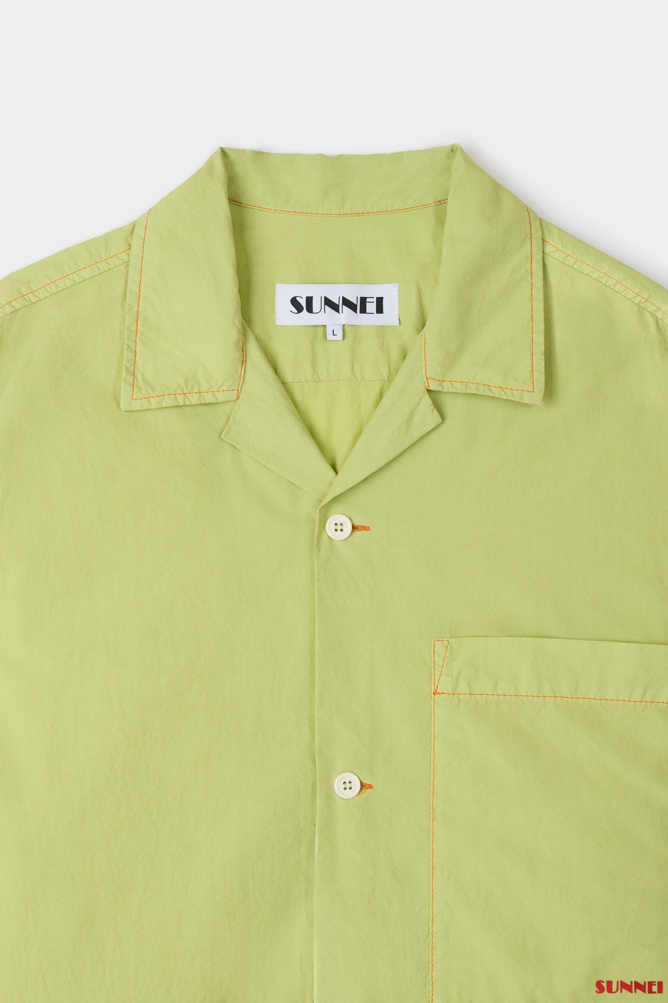 SHORT SLEEVE SHIRT / apple green