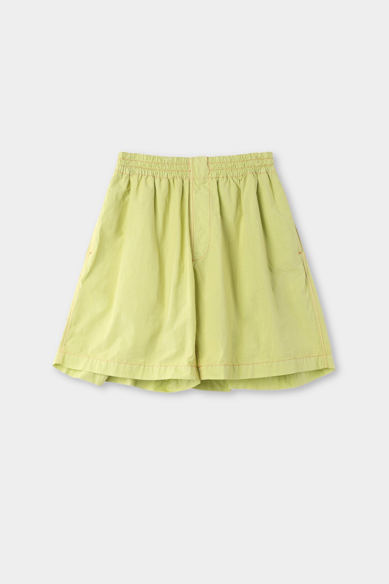 ELASTIC SHORTS / apple green