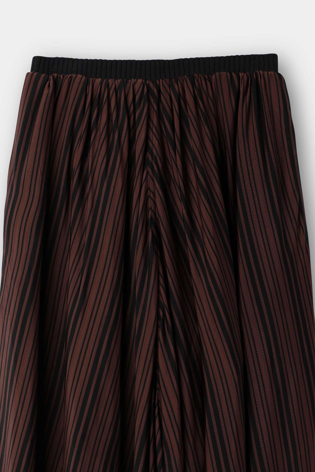 SAROUEL PANTS / black & brown stripes
