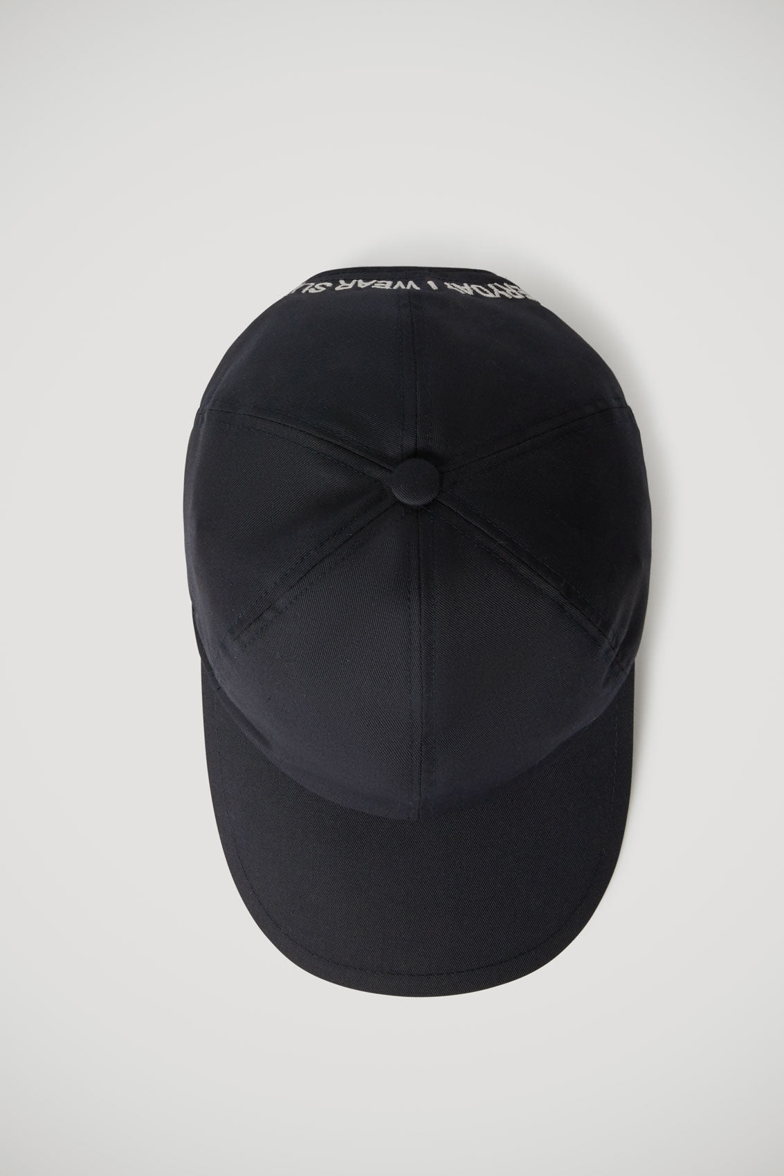 BLUE BASEBALL CAP WITH EMBROIDERY