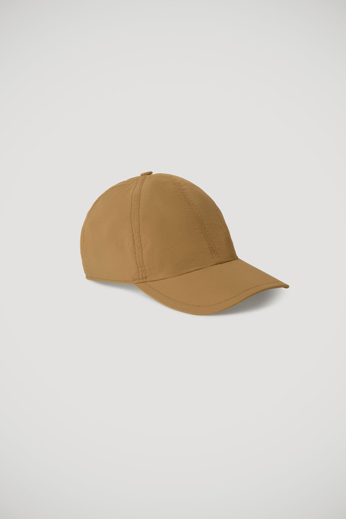 BROWN BASEBALL CAP WITH EMBROIDERY