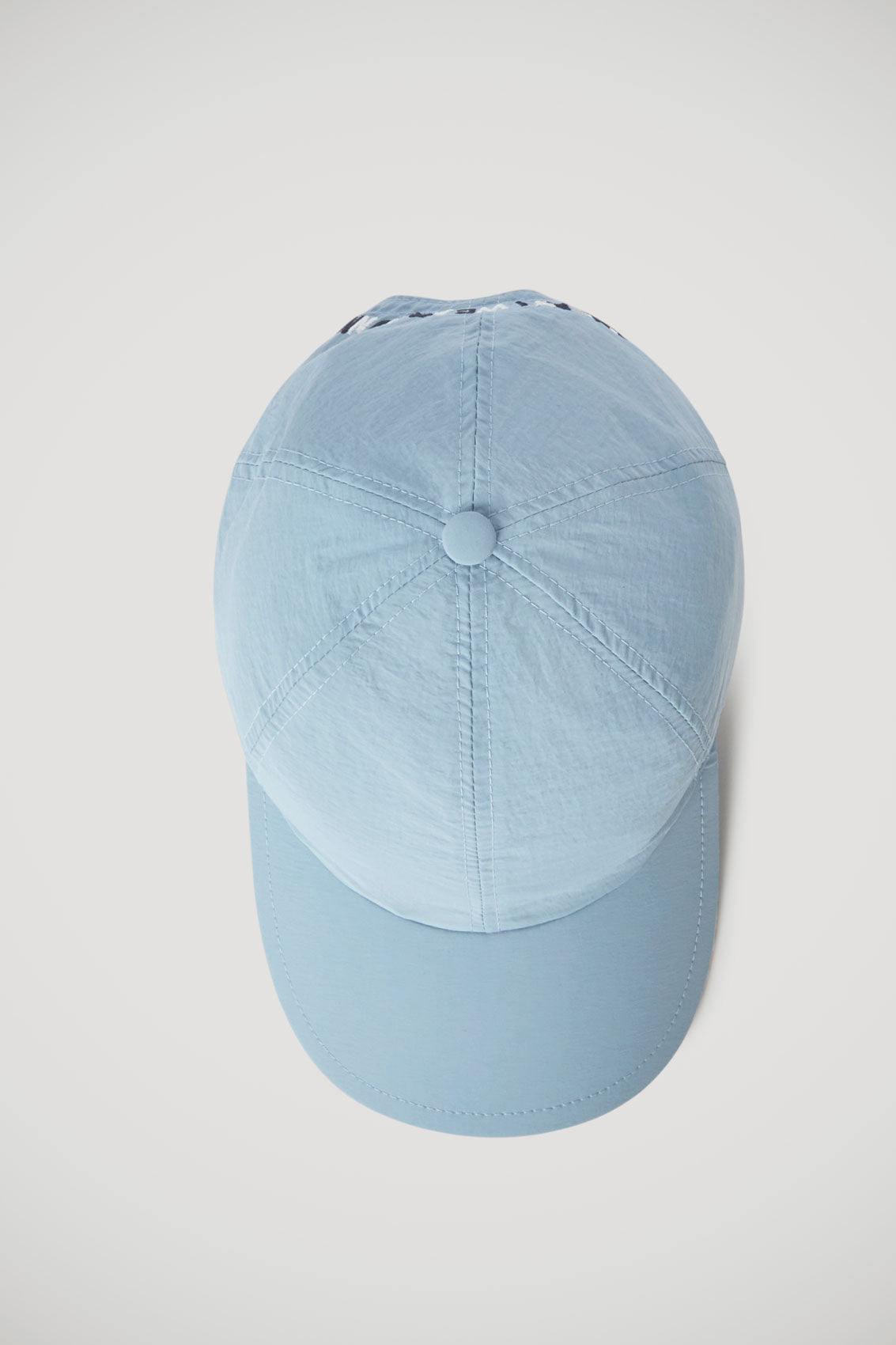 LIGHT BLUE BASEBALL CAP WITH EMBROIDERY