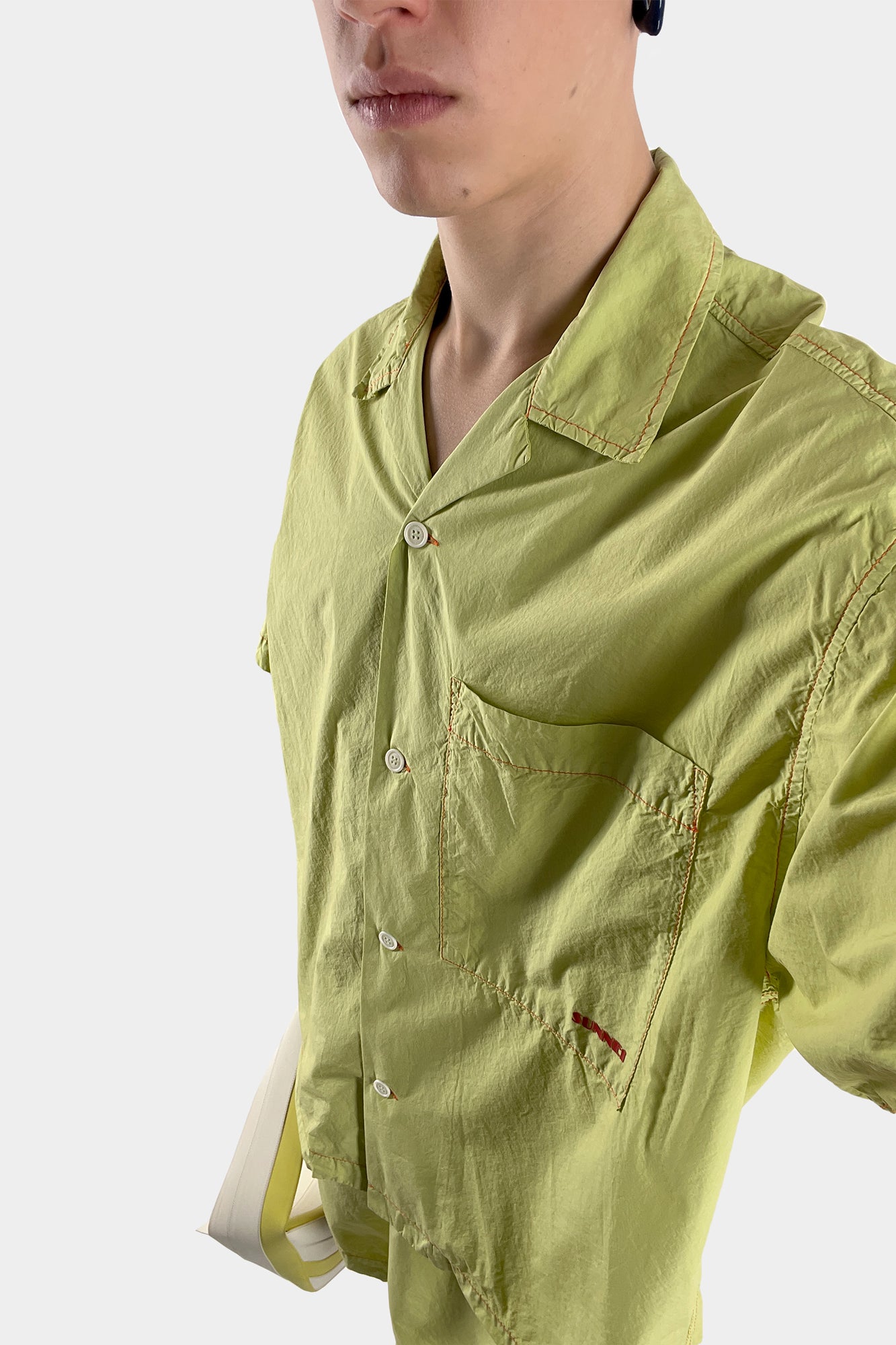 SHORT SLEEVE SHIRT / apple green