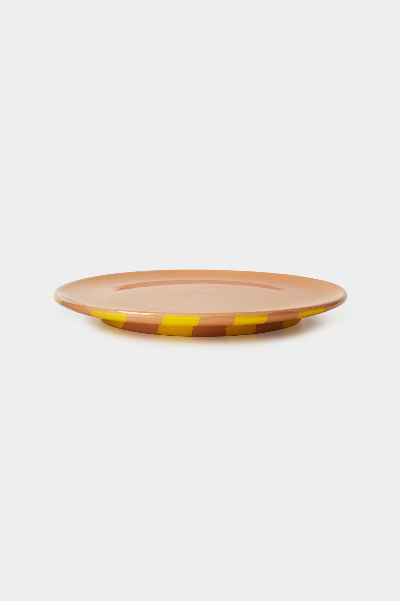 YELLOW TERRACOTTA BELLISOTTO DINNER PLATE