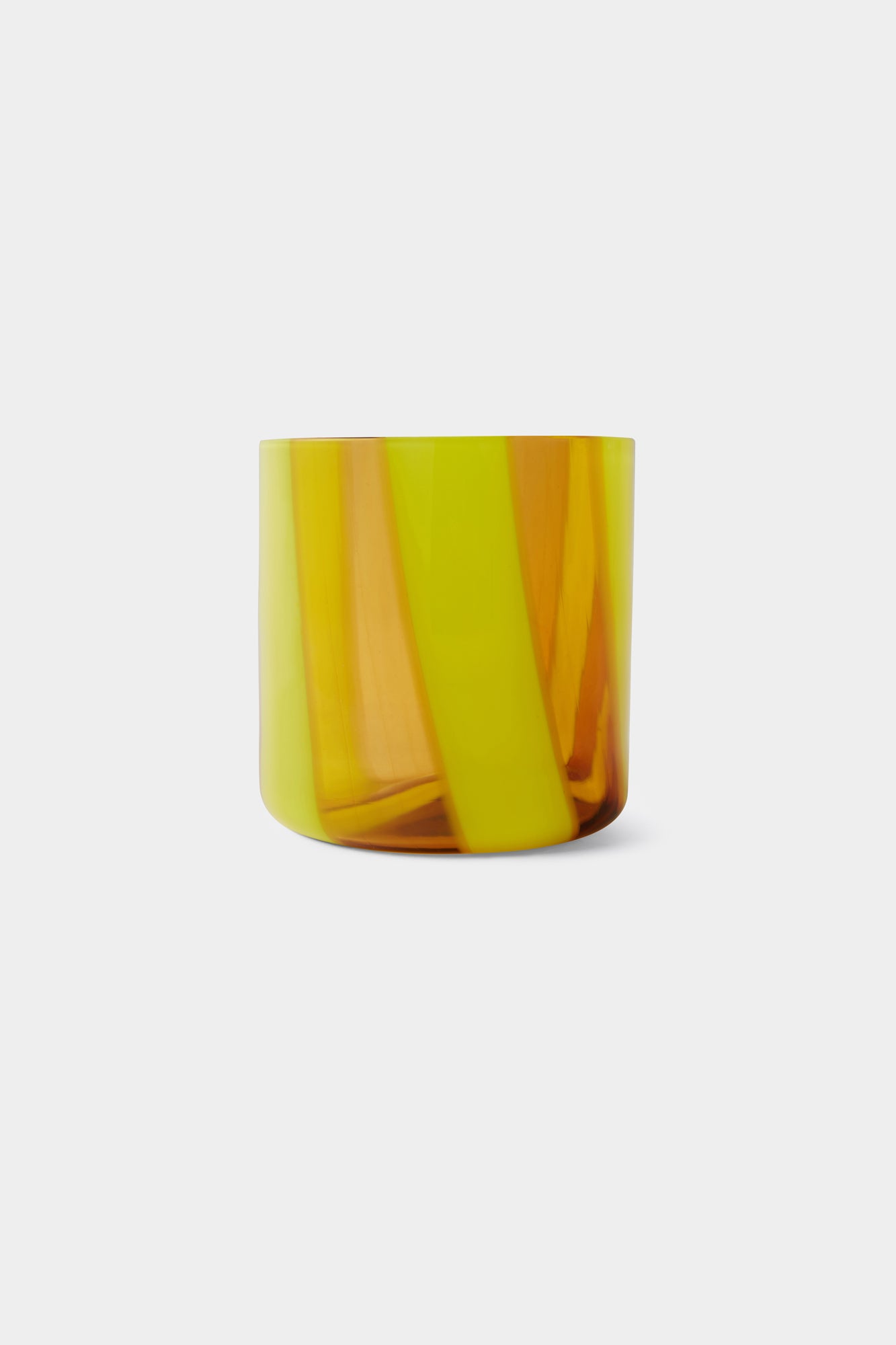 YELLOW AND TRANSPARENT YELLOW MURANO GLASS